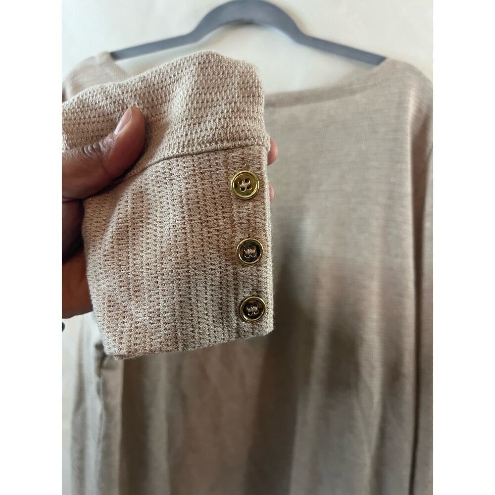 Talbots Women Pullover Sweater 3x Beige - Picture 3 of 6